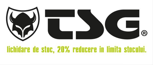 TSG - lichidare de stoc, 20% reducere in limita stocului